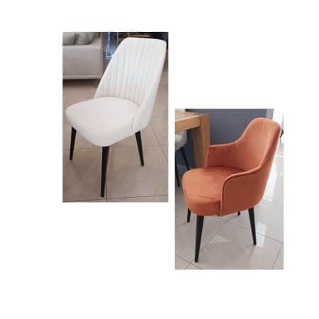ΣΕΤ-καρέκλα-λευκή-6άδα-καρέκλα-πορτοκαλί-2άδα.-Από-820E-Μόνο-410E-1